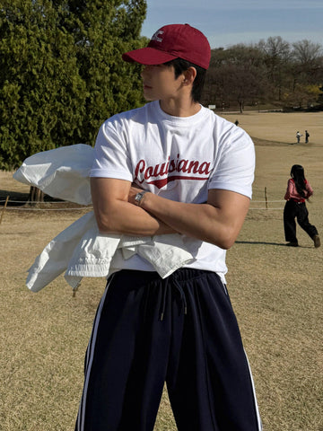 半袖アメリカンレトロプリントTシャツ VD497