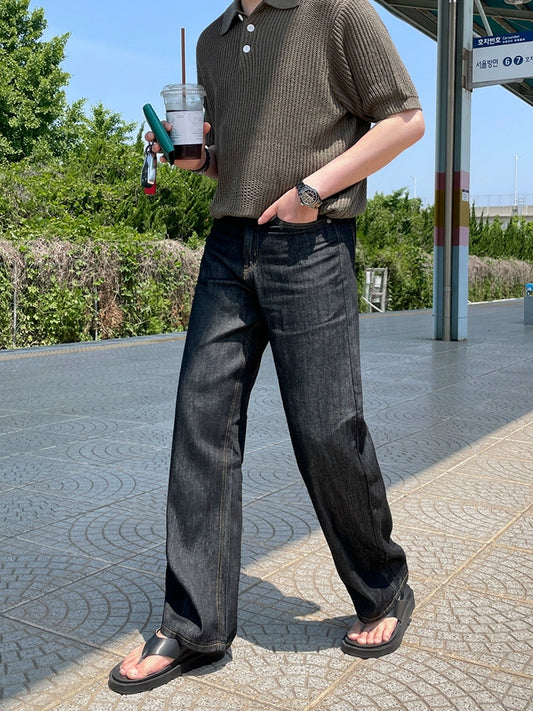 サマーワイドレッグストレートパンツ VD459