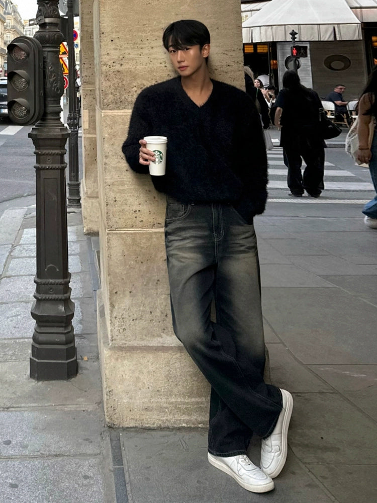 ミンクVネックフリース  VD481